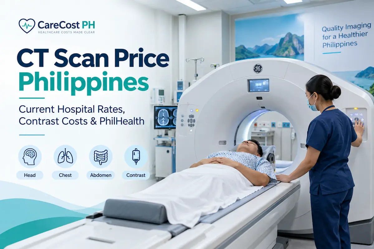 CT Scan Price in the Philippines 2026: Plain, Contrast and Hospital ...