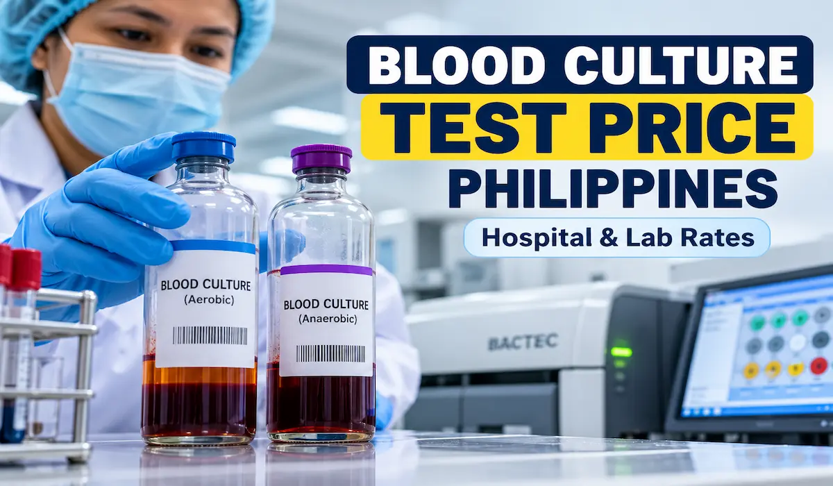 Blood culture bottles for aerobic and anaerobic testing in a Philippine hospital laboratory.