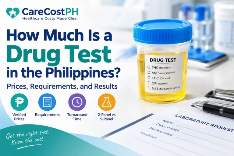 How Much Is a Drug Test in the Philippines